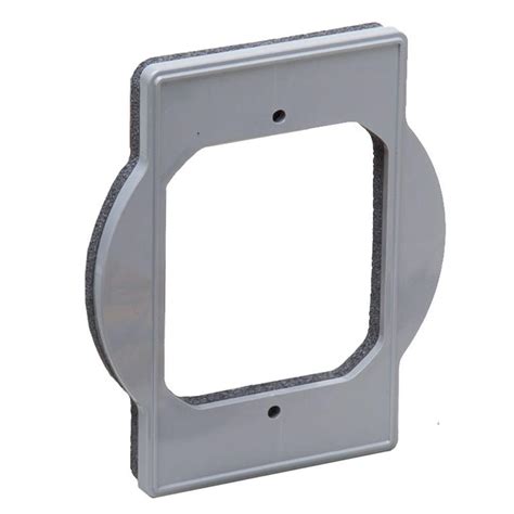 rectangular to round electrical box adapter|convert round box to outlet.